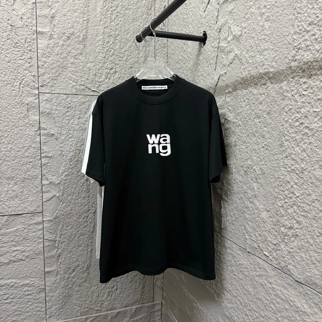 * *alexander 2025 New Arrival wang T Same Style ：Black White Size： S （90-130 ） M （120-150 ） L （140-165 ） XL （160-180 ） XXL （180 ）